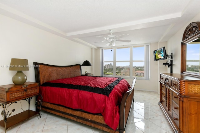 3800 S Ocean Dr Unit 811, Hollywood, FL 33019 - bedroom featuring a ceiling fan and baseboards