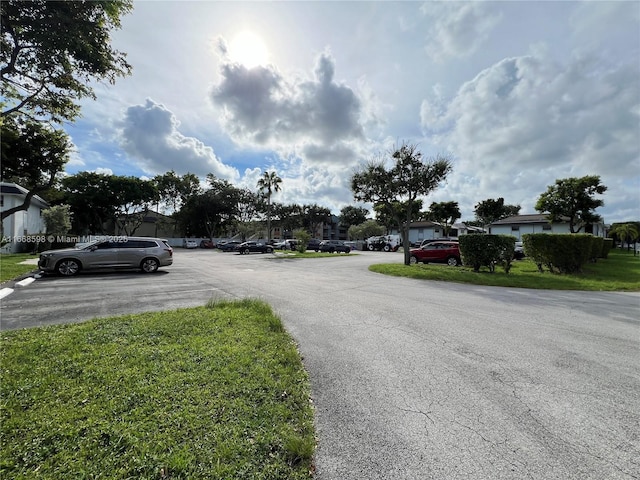 view of road