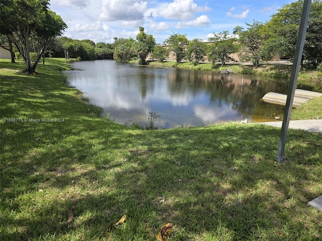 view of water feature