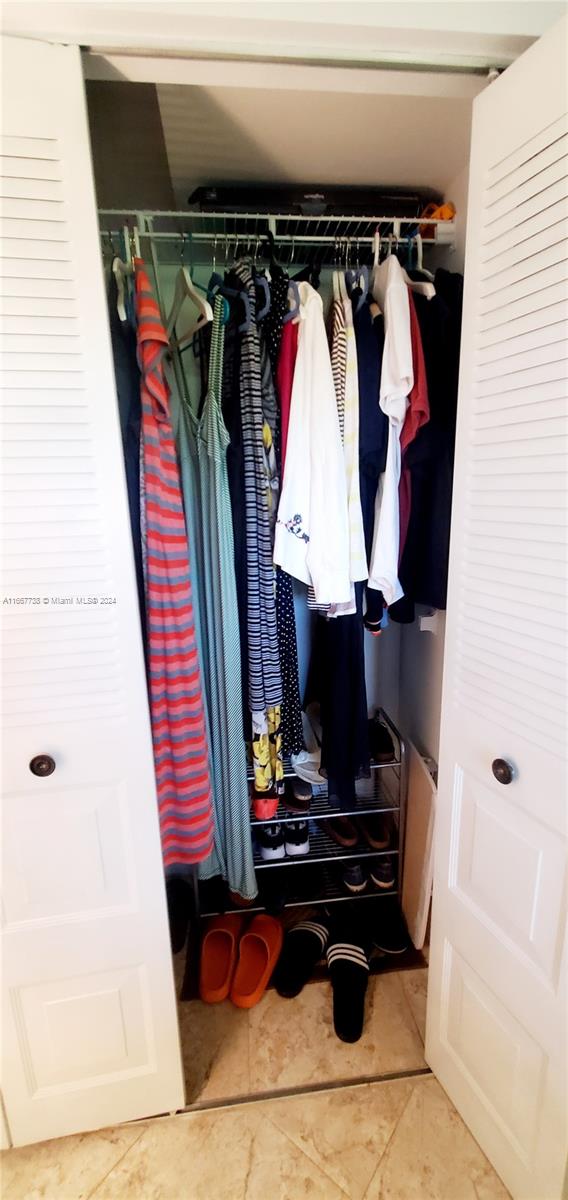 view of closet