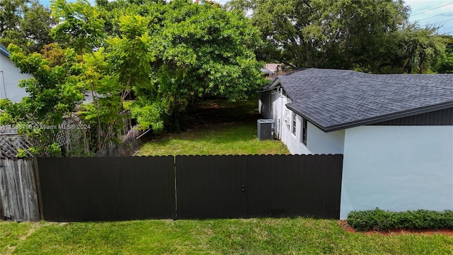 exterior space with central AC unit