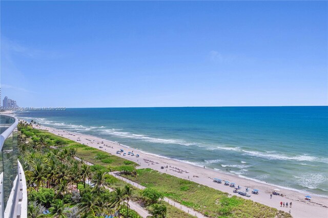 water view with a beach view