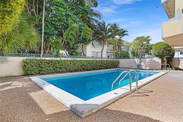 7921 Byron Ave Unit 507, Miami Beach, FL 33141 - view of pool featuring a fenced backyard and a fenced in pool