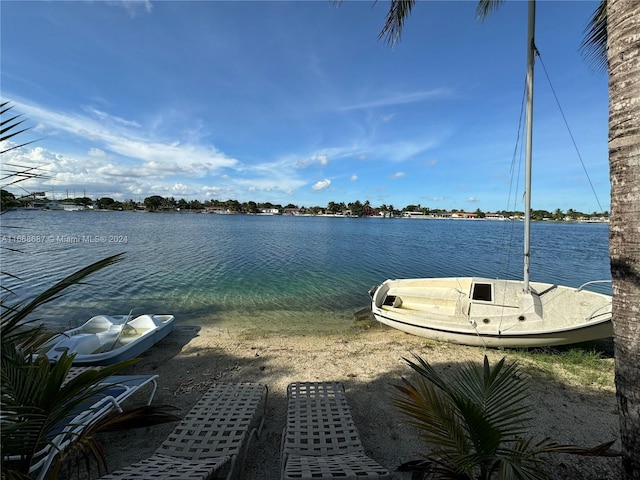 property view of water