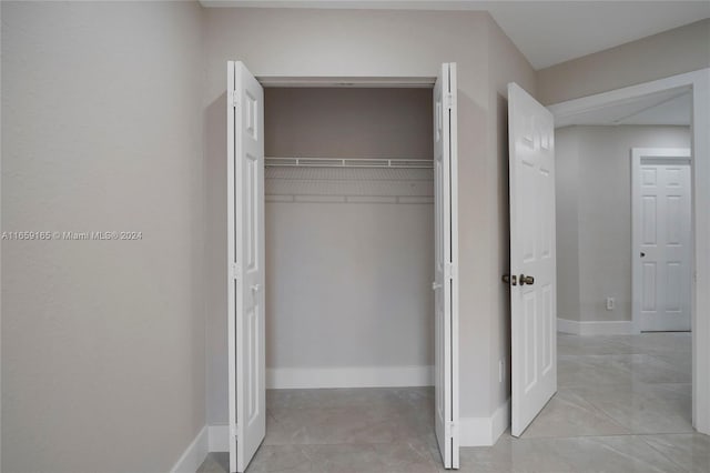 view of closet