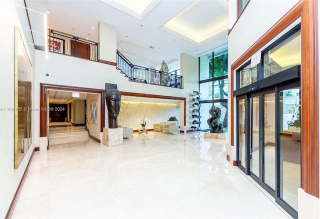 view of building lobby