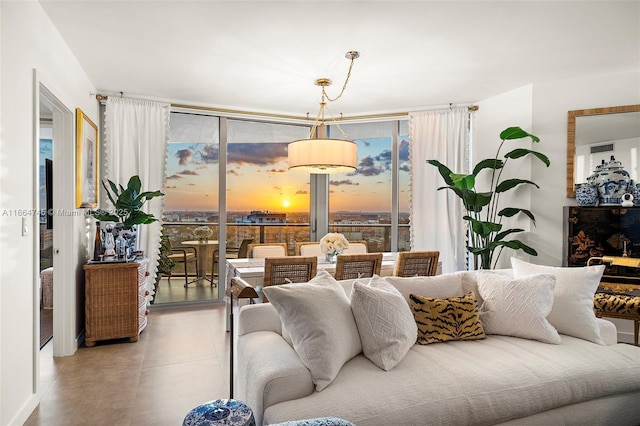 488 NE 18th St Unit 2301, Miami, FL 33132 - view of living room