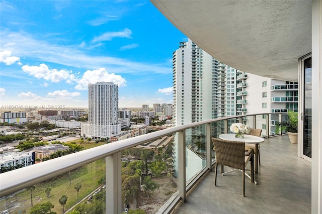 488 NE 18th St Unit 2301, Miami, FL 33132 - balcony with a city view