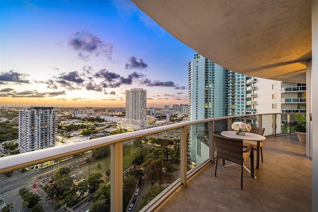 488 NE 18th St Unit 2301, Miami, FL 33132 - balcony with a city view