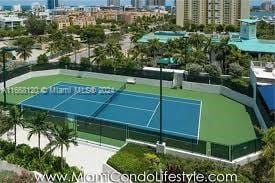 view of tennis court