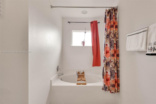 bathroom with plus walk in shower