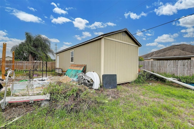 view of outbuilding