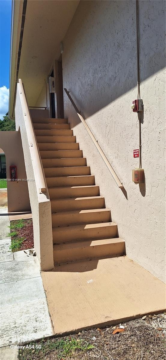 view of staircase