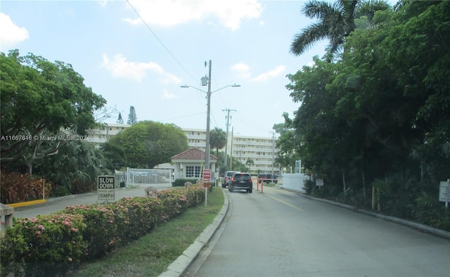 view of road