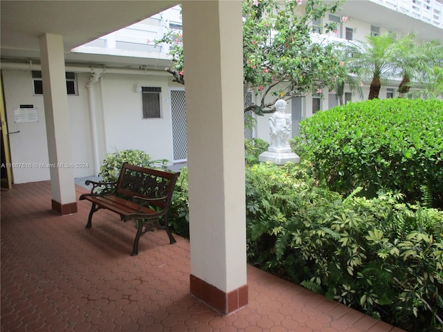 view of patio