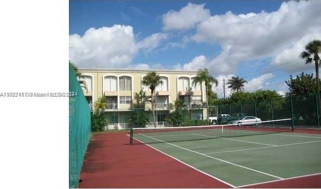 view of sport court