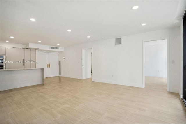 view of unfurnished living room