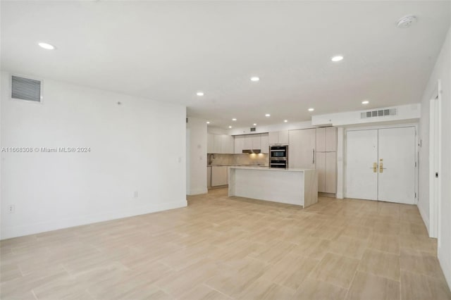 view of unfurnished living room