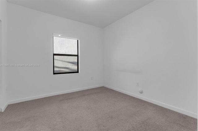 empty room with carpet floors