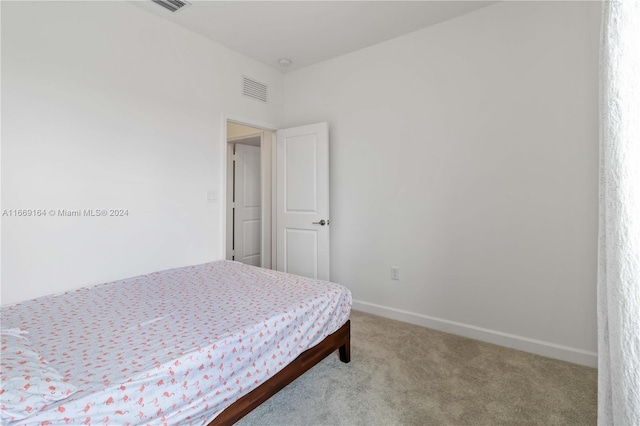 bedroom with carpet flooring