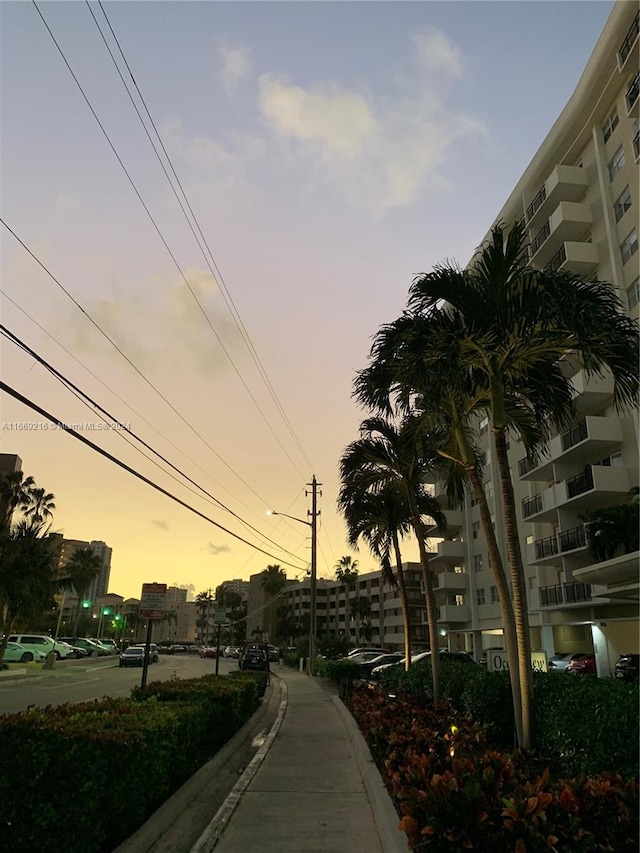 view of street