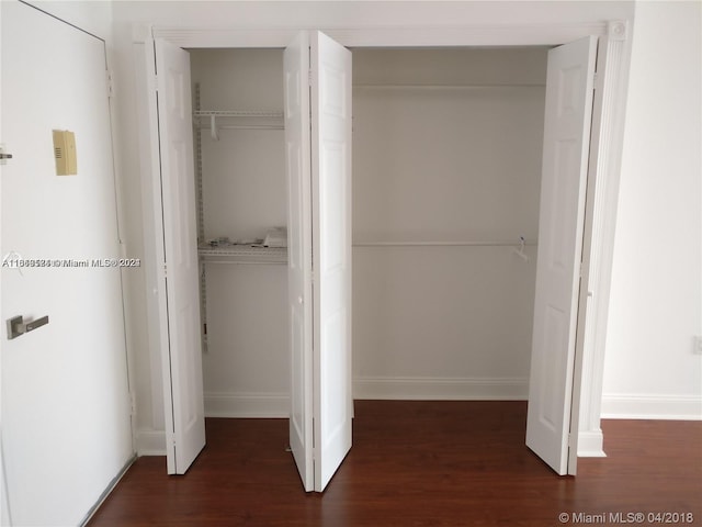 view of closet