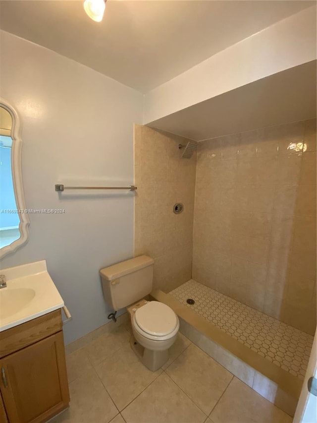 8203 SW 23rd Ct Unit 21B, North Lauderdale, FL 33068 - full bath with tiled shower, tile patterned floors, and vanity