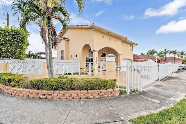 view of front of home