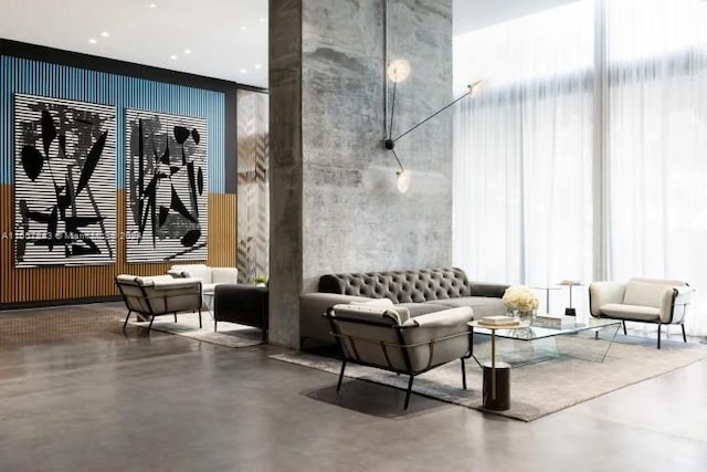398 NE 5th St Unit 1419, Miami, FL 33132 - lobby with a high ceiling
