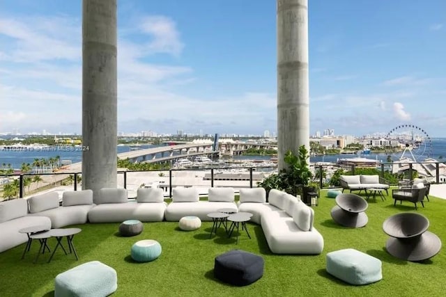 398 NE 5th St Unit 1419, Miami, FL 33132 - surrounding community featuring a water view
