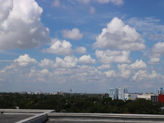 exterior space with a view of city