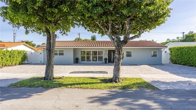 view of front of home