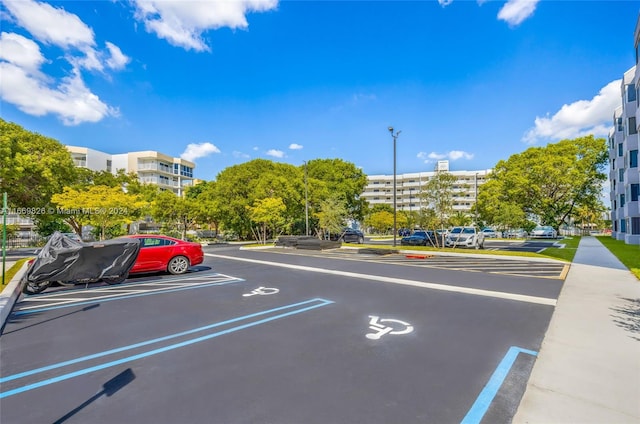 view of parking