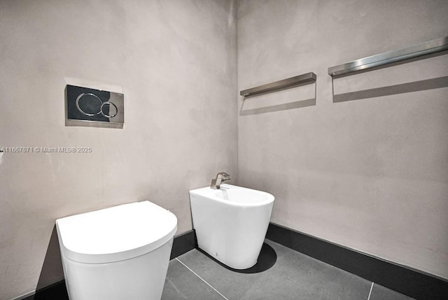 bathroom with a bidet