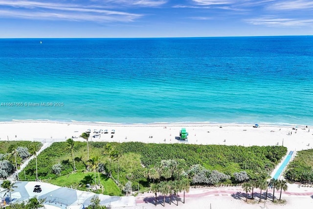 water view with a beach view
