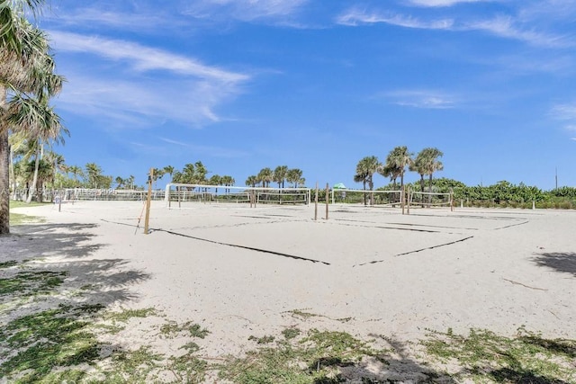 view of community with volleyball court