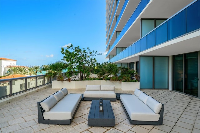 view of patio / terrace featuring outdoor lounge area