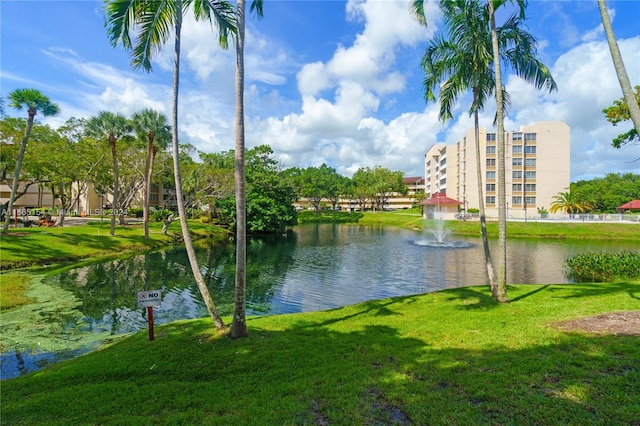 property view of water