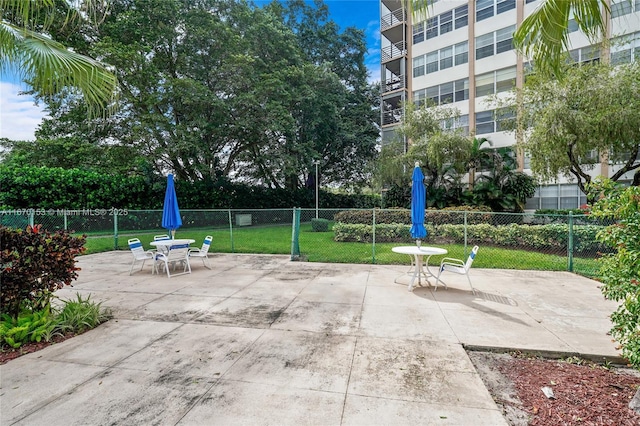 view of patio