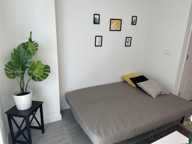 view of tiled bedroom