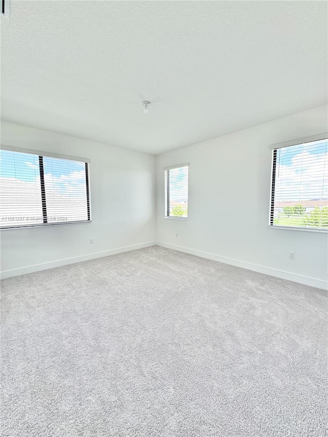 unfurnished room featuring carpet flooring