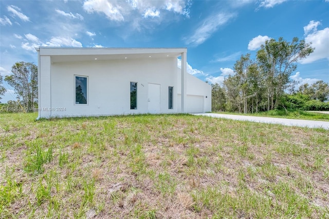 view of rear view of property