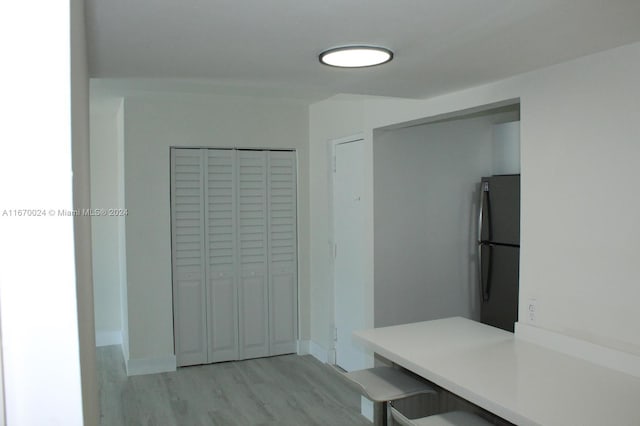 mudroom featuring light hardwood / wood-style floors