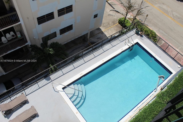 view of pool