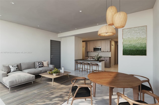 2526 Pierce St Unit 15, Hollywood, FL 33020 - living area featuring recessed lighting