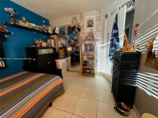 view of tiled bedroom