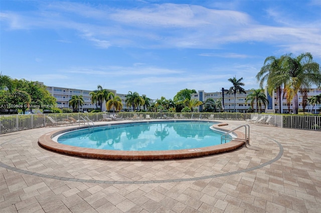 view of pool