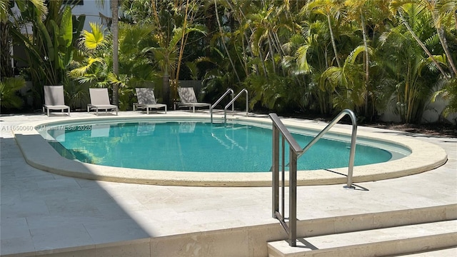 150 Sunrise Dr Unit 4B, Key Biscayne, FL 33149 - view of pool with a patio area