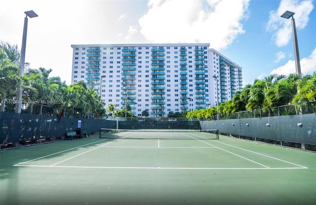 view of sport court