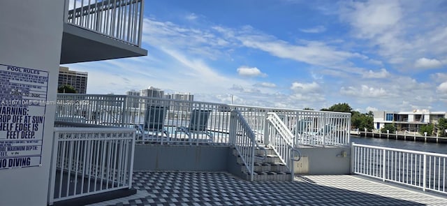 1913 S Ocean Dr Unit 138, Hallandale Beach, FL 33009 - patio / terrace featuring a water view